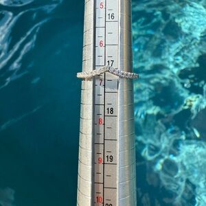 10k white gold diamond Women's Ring